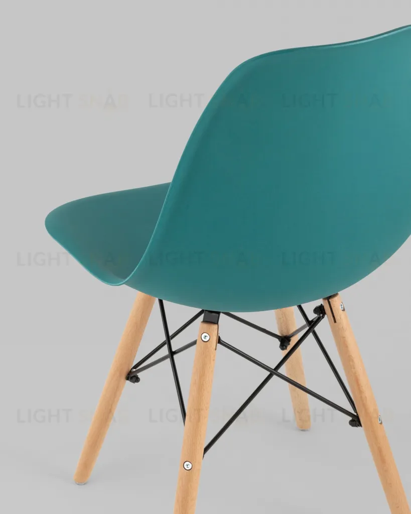 Стул Eames Style DSW темно-бирюзовый (разборный каркас) УТ000037597