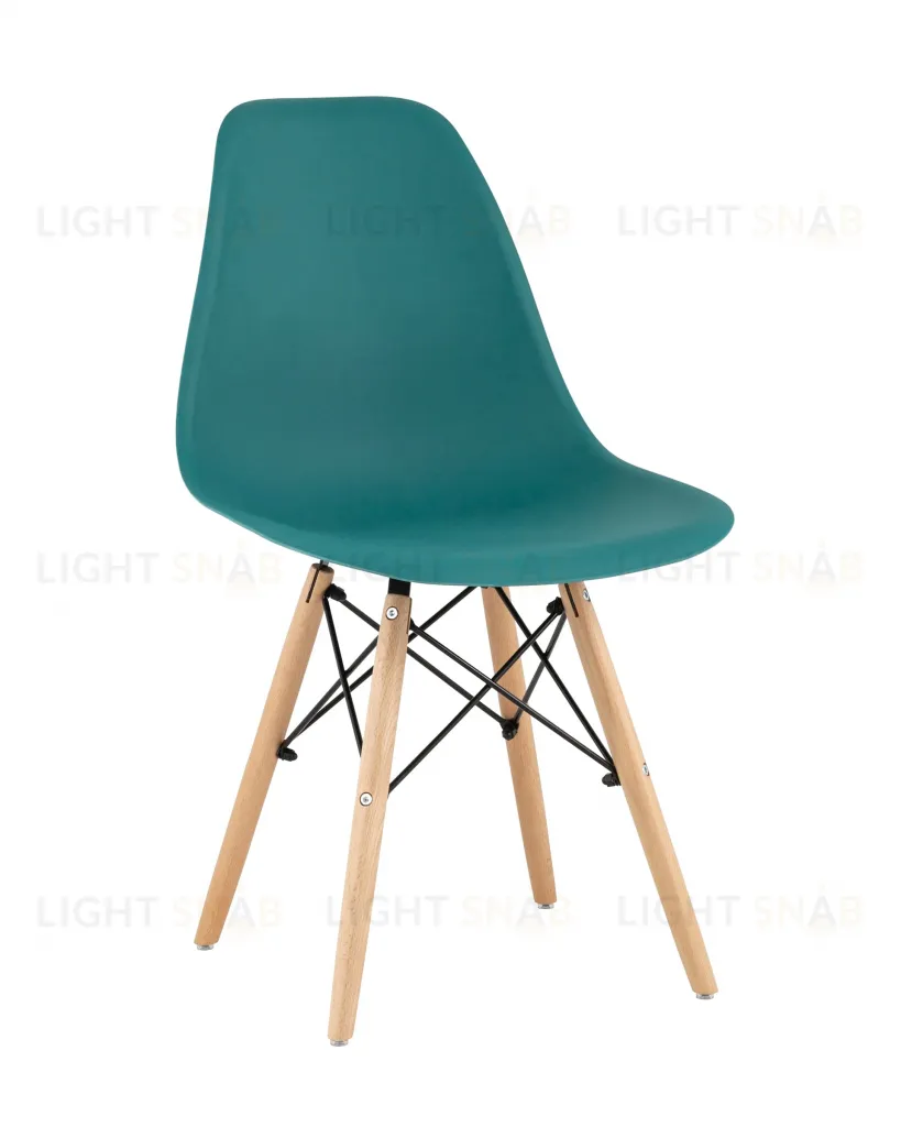 Стул Eames Style DSW темно-бирюзовый (разборный каркас) УТ000037597