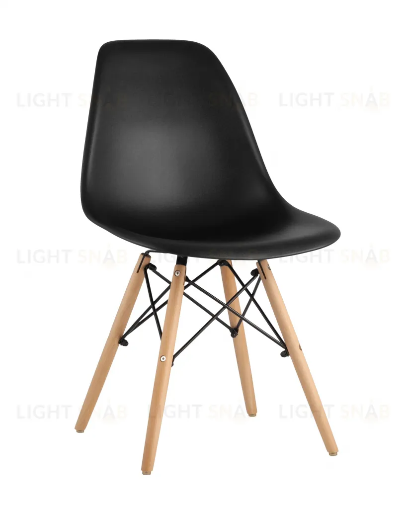 Стул Eames Style DSW черный (разборный каркас) УТ000037601