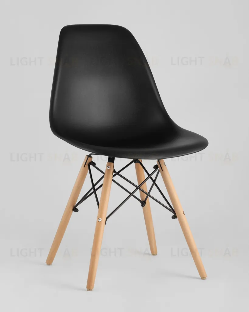 Стул Eames Style DSW черный (разборный каркас) УТ000037601