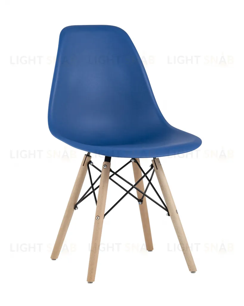 Стул Eames Style DSW синий (разборный каркас) УТ000037596