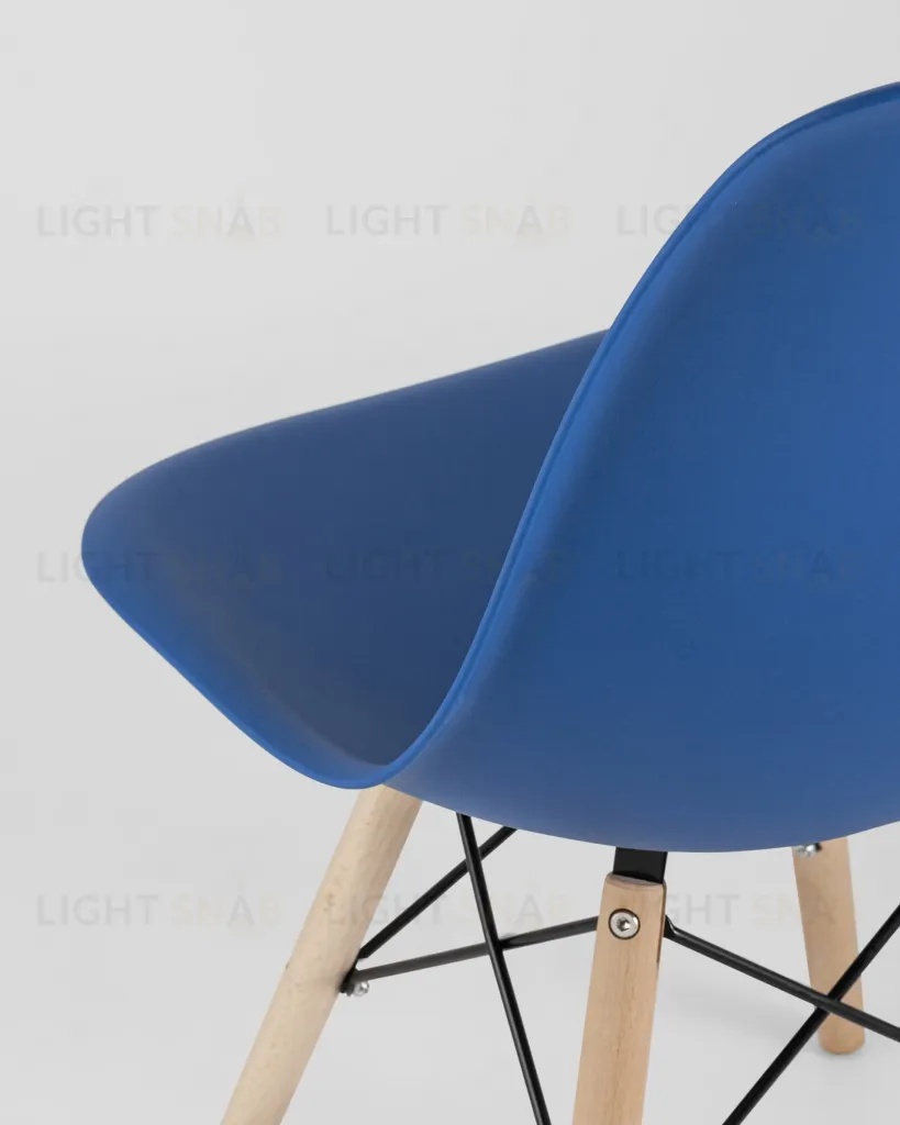 Стул Eames Style DSW синий (разборный каркас) УТ000037596