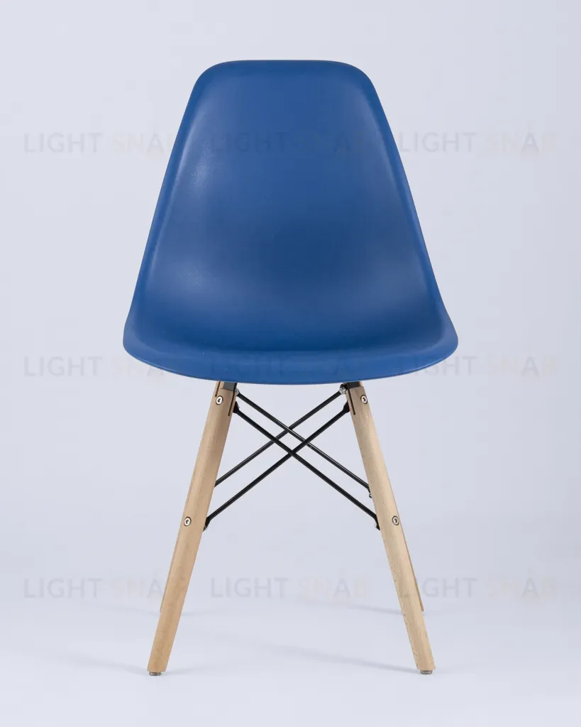 Стул Eames Style DSW синий (разборный каркас) УТ000037596