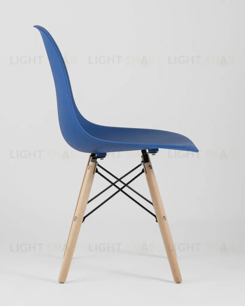 Стул Eames Style DSW синий (разборный каркас) УТ000037596