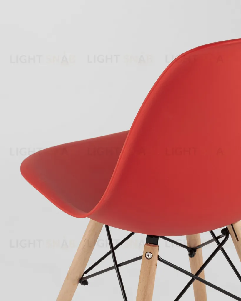 Стул Eames Style DSW красный (разборный каркас) УТ000037593