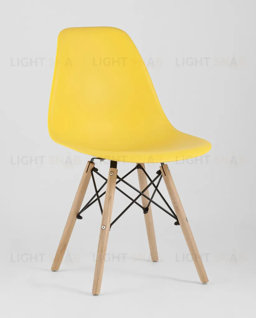 Стул Eames Style DSW желтый (разборный каркас) УТ000037590