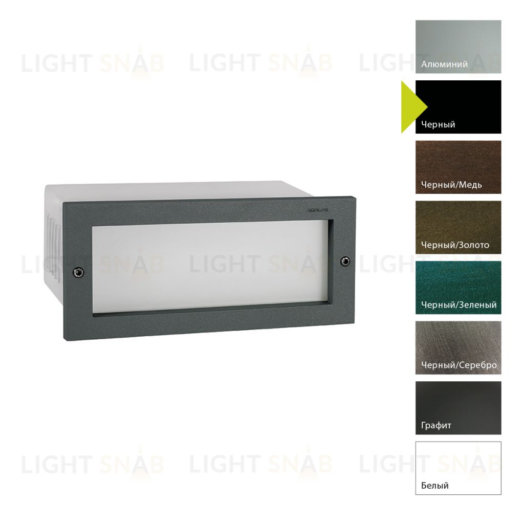 Настенный фонарь Norlys, GRIMSTAD B (Черный) 1546B