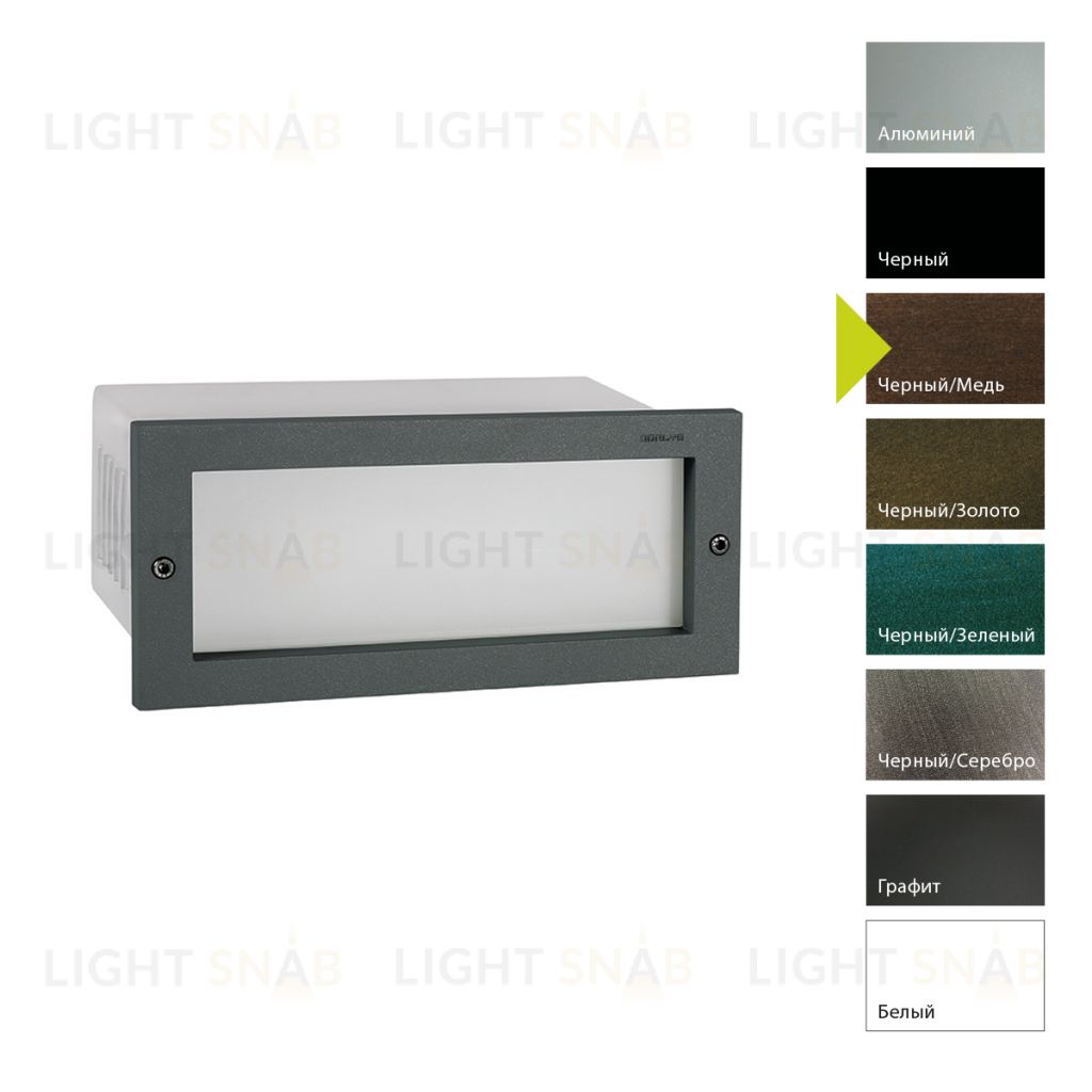 Настенный фонарь Norlys, GRIMSTAD BC (Черный/Медь) 1546BC