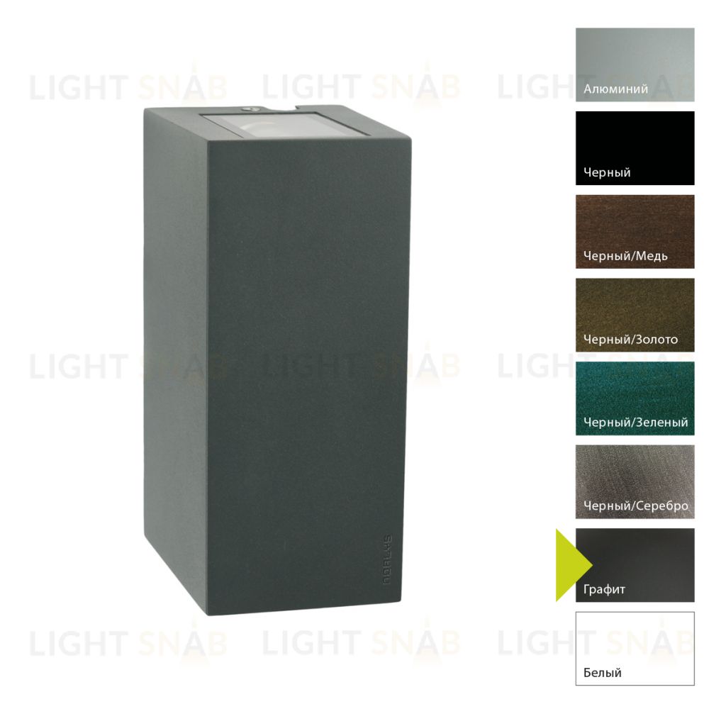 Настенный фонарь Norlys, LILLEHAMMER GR (Графит) 1584GR