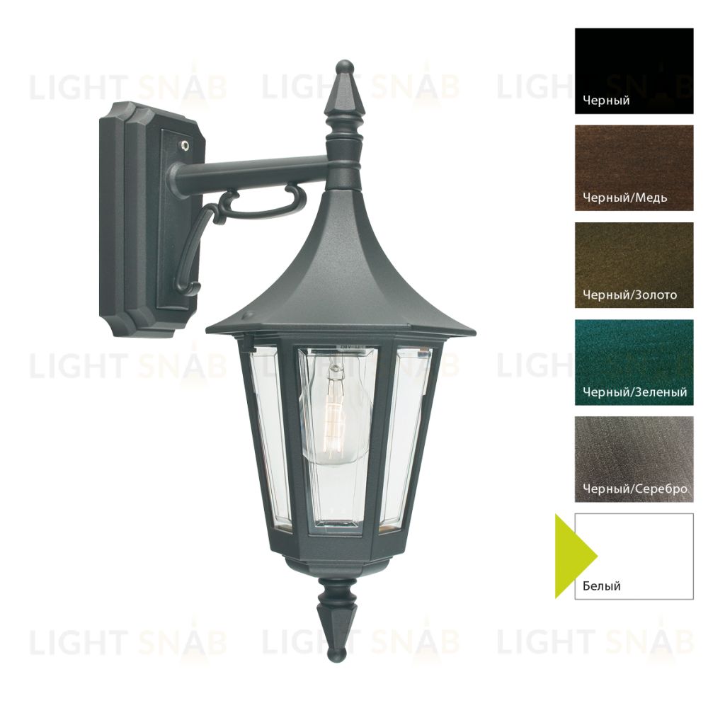 Настенный фонарь Norlys, RIMINI W (Белый) 2591W