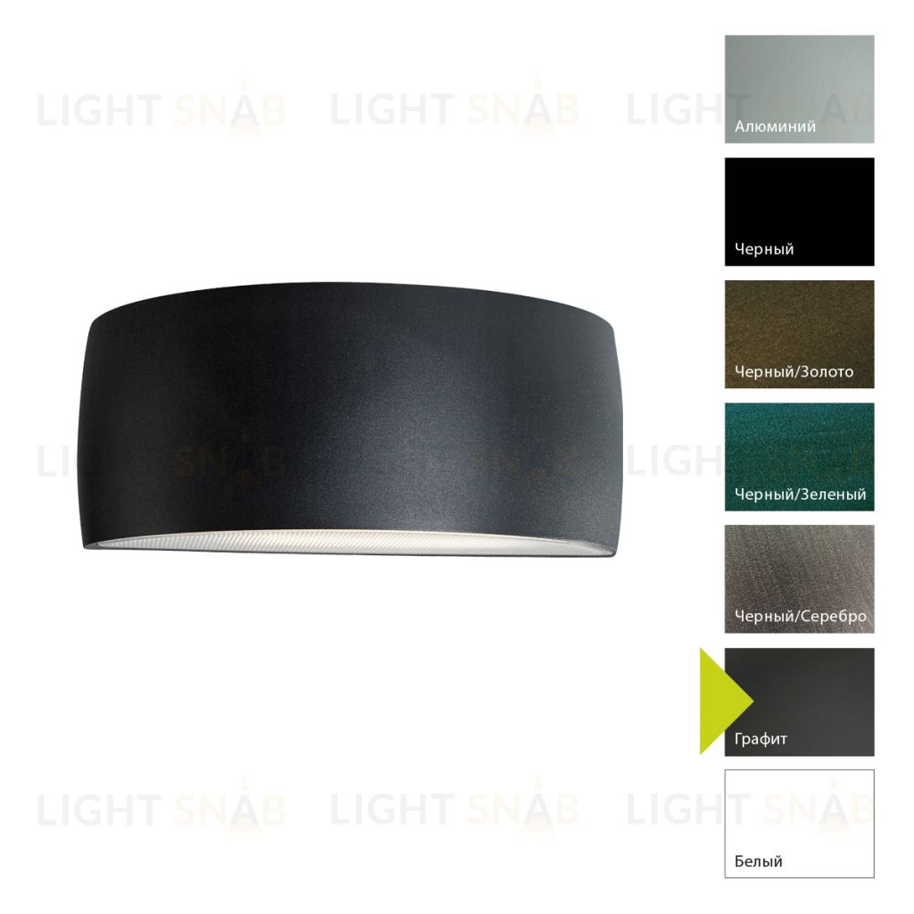 Настенный фонарь Norlys, VASA GR (Графит) 127GR