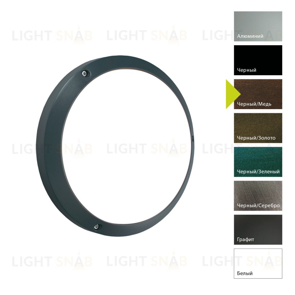 Настенный фонарь Norlys, BORNHOLM BC (Черный/Медь) 541BC