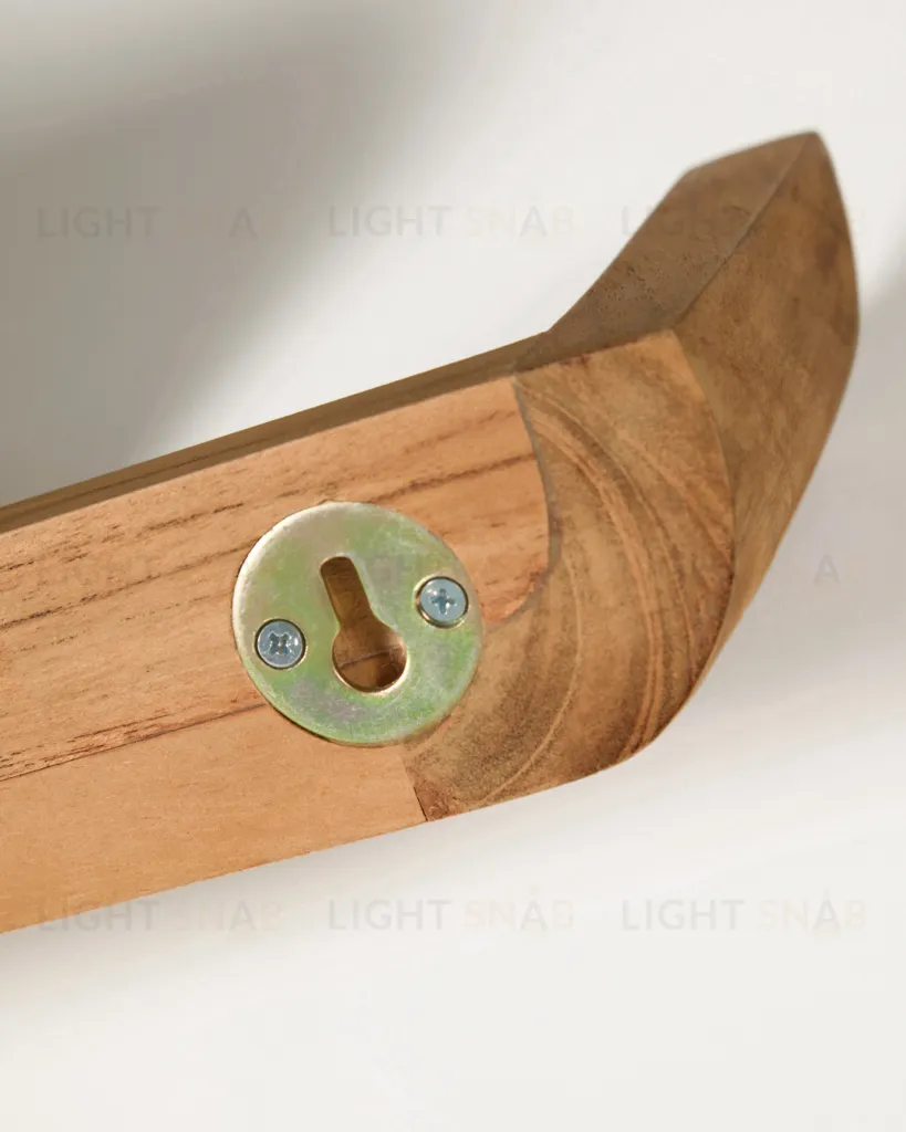 Набор из 2 полок Shamel из массива тика 50 х 5 см 110284