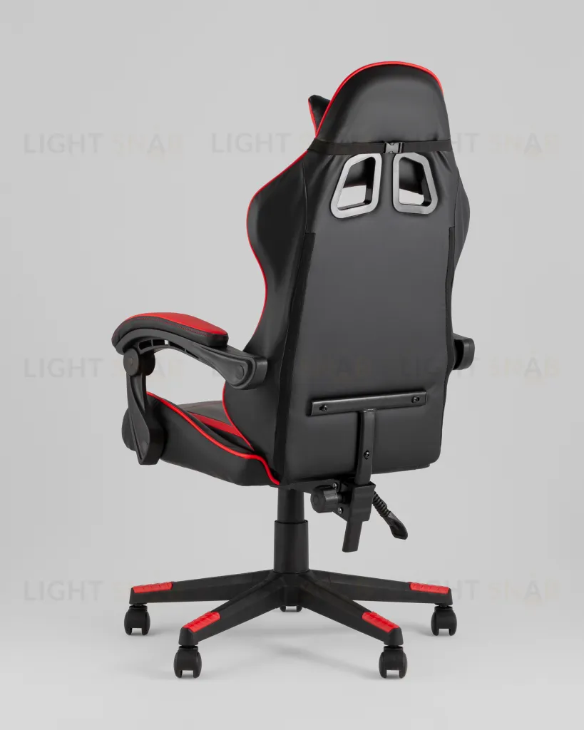 Кресло спортивное TopChairs Shadow черно-красный УТ000039459