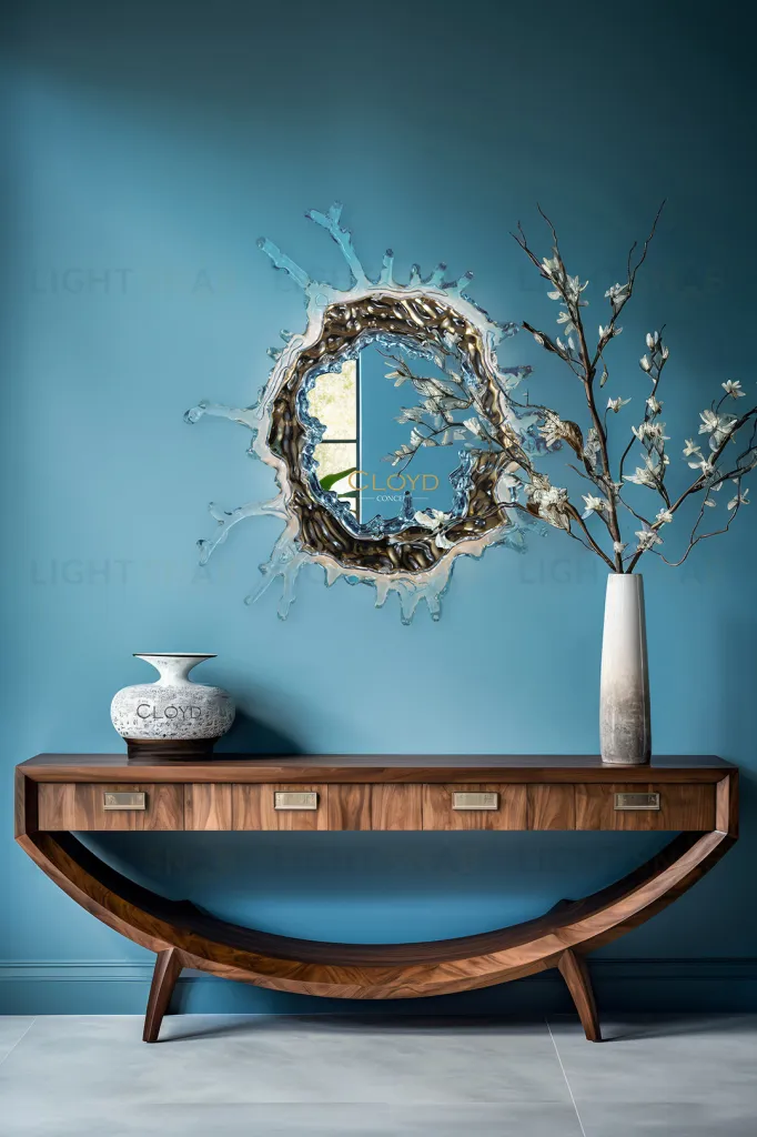  Зеркало Cloyd EVOKE-B Mirror / выс. 78 см - золото (арт.50151)  50151