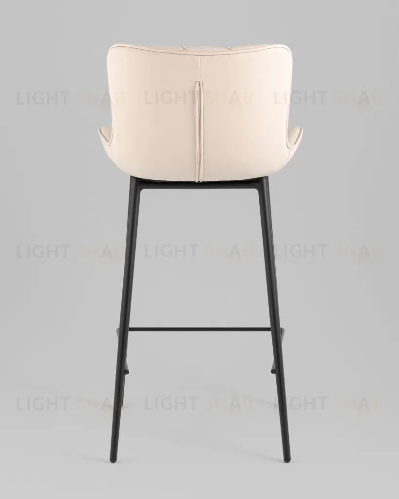 Стул полубарный Vault экокожа светло-серый УТ000039349