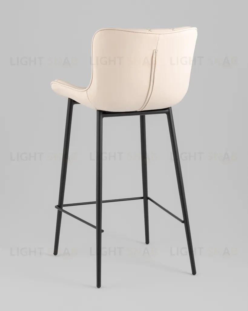 Стул полубарный Vault экокожа светло-серый УТ000039349