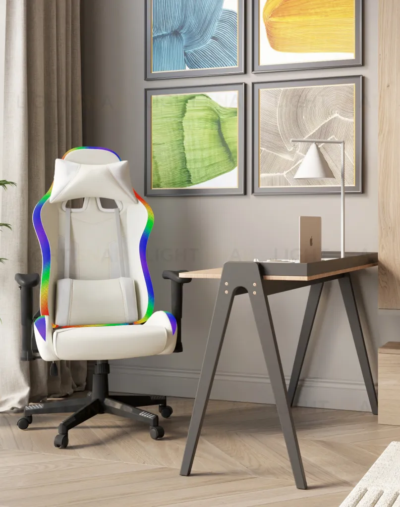 Кресло спортивное TopChairs GMM-080 белый УТ000039640