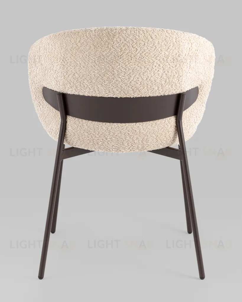 Стул Блейз букле капучино каркас серо-коричневый УТ000039642