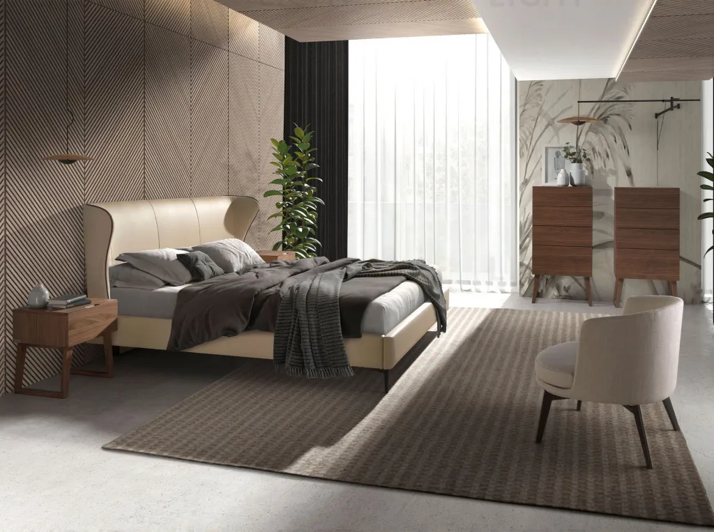 Кресло 5108/A221 из кремовой ткани 190265