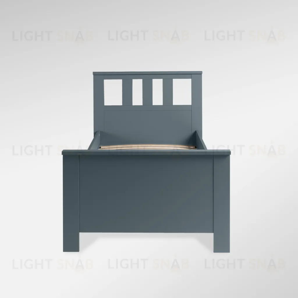 2.08.04.050.6 САГА кровать одинарная 90х200 темно-бирюзовая 2.08.04.050.6