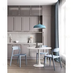 Стул Moris пластик голубой УТ000039256