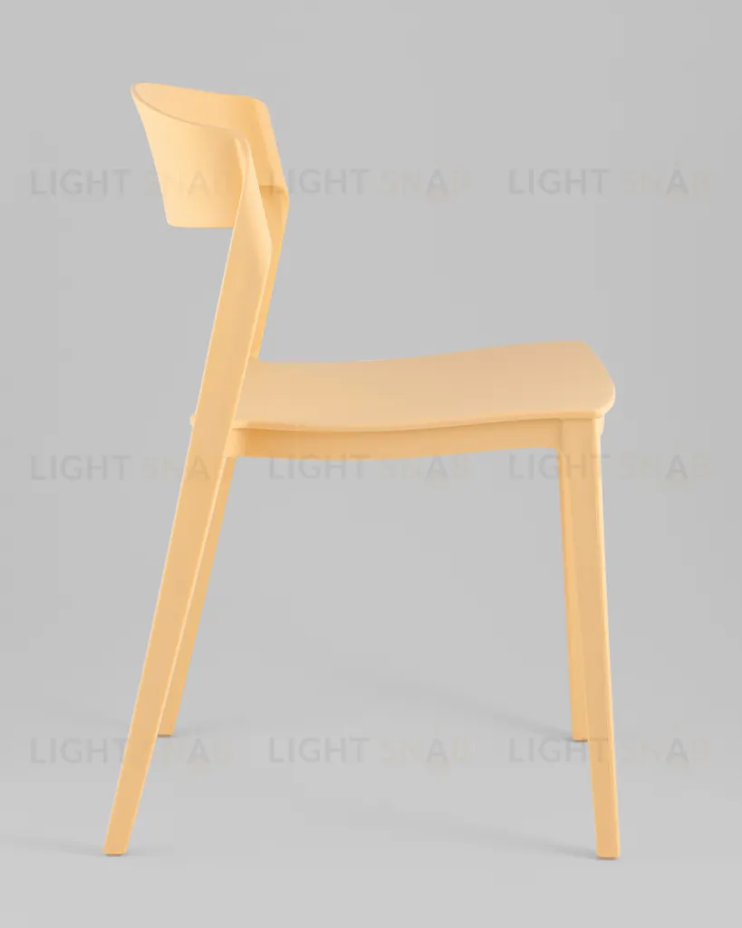 Стул Moris пластик бледно-желтый УТ000039255