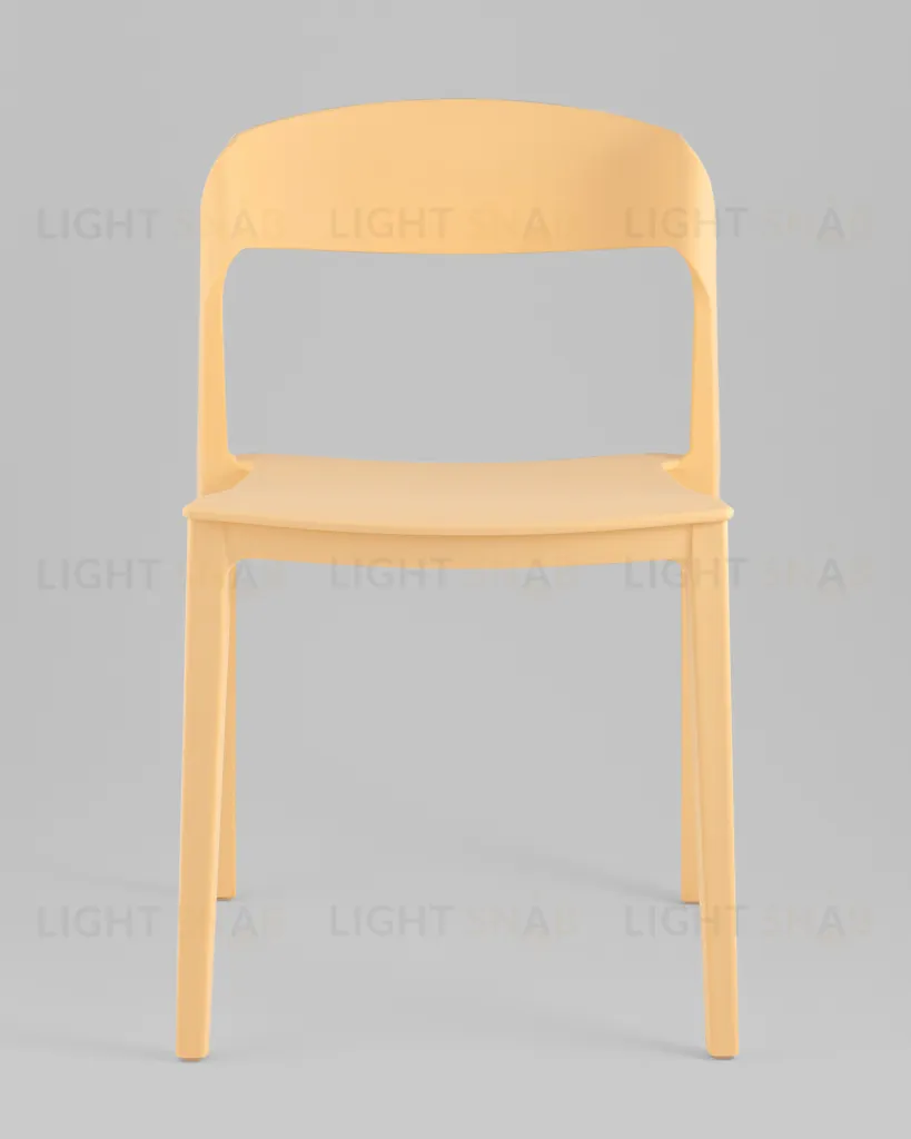 Стул Moris пластик бледно-желтый УТ000039255