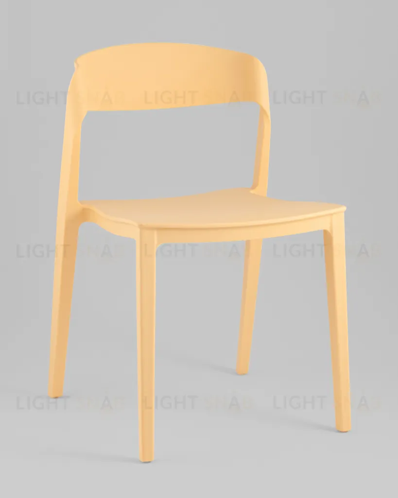 Стул Moris пластик бледно-желтый УТ000039255