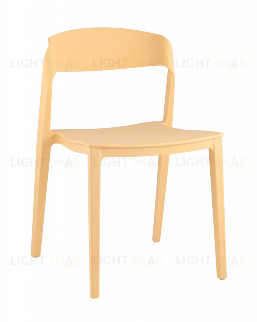 Стул Moris пластик бледно-желтый УТ000039255