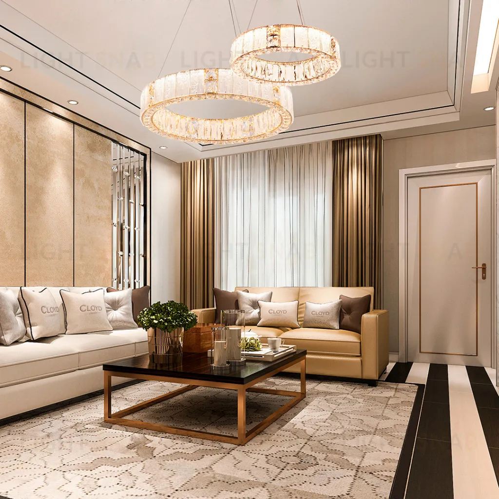  Люстра Cloyd RADIANTA C1 / Ø80 см - никель (арт.11259)  11259