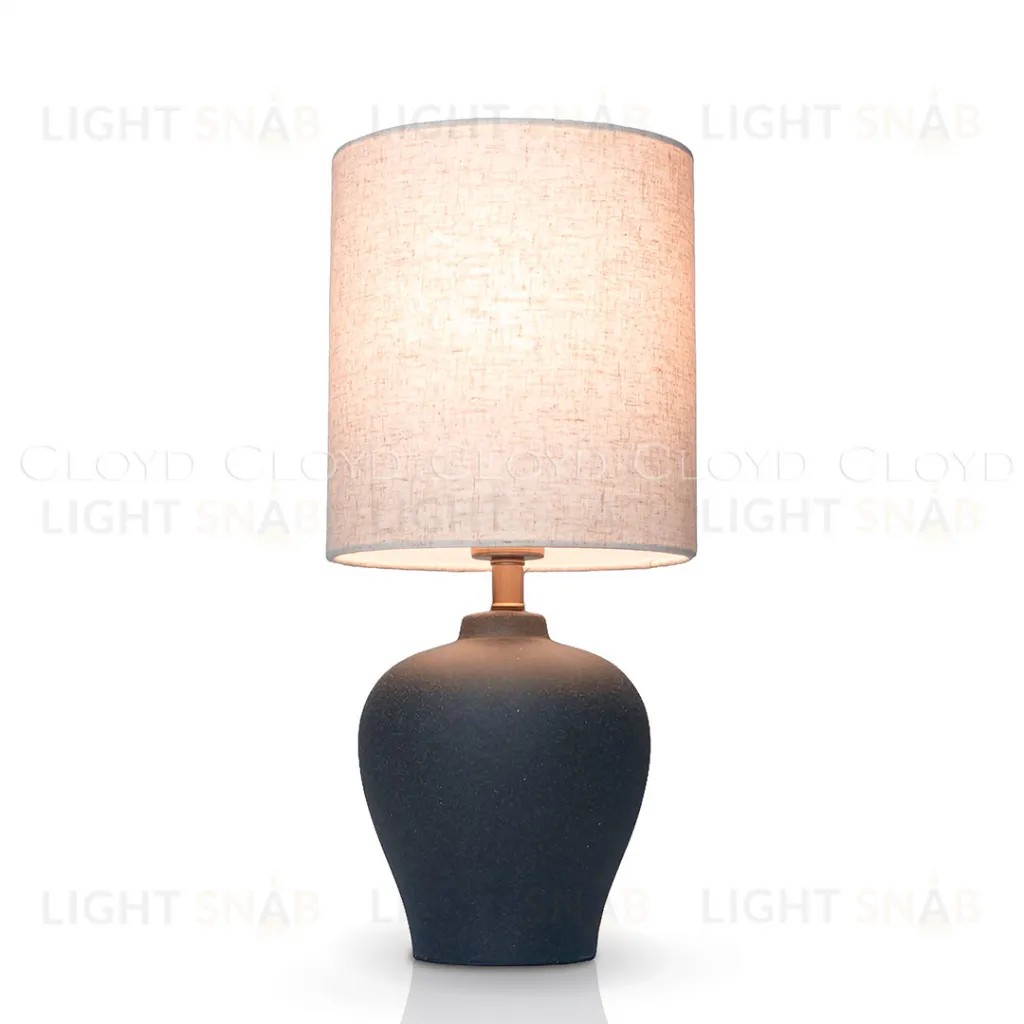  Настольная лампа Cloyd GARGANTUA-C T1 / выс. 48 см- черная керамика (арт.30146)  30146