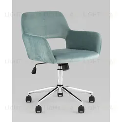 Кресло офисное ROSS велюр серо-зеленый УТ000039077