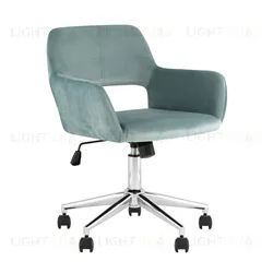 Кресло офисное ROSS велюр серо-зеленый УТ000039077