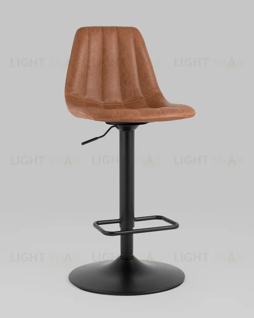 Стул барный Code экокожа коричневый УТ000038966