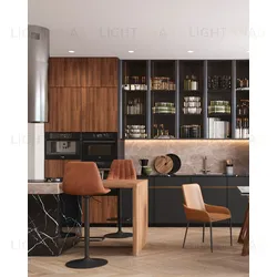 Стул барный Code экокожа коричневый УТ000038966