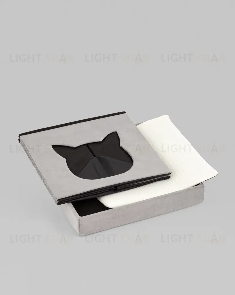 Пуф складной с ящиком Store Pet серый УТ000038968