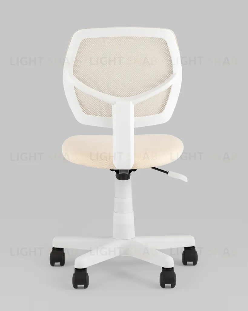 Кресло компьютерное детское ЛОЛО бежевый пластик белый УТ000039090