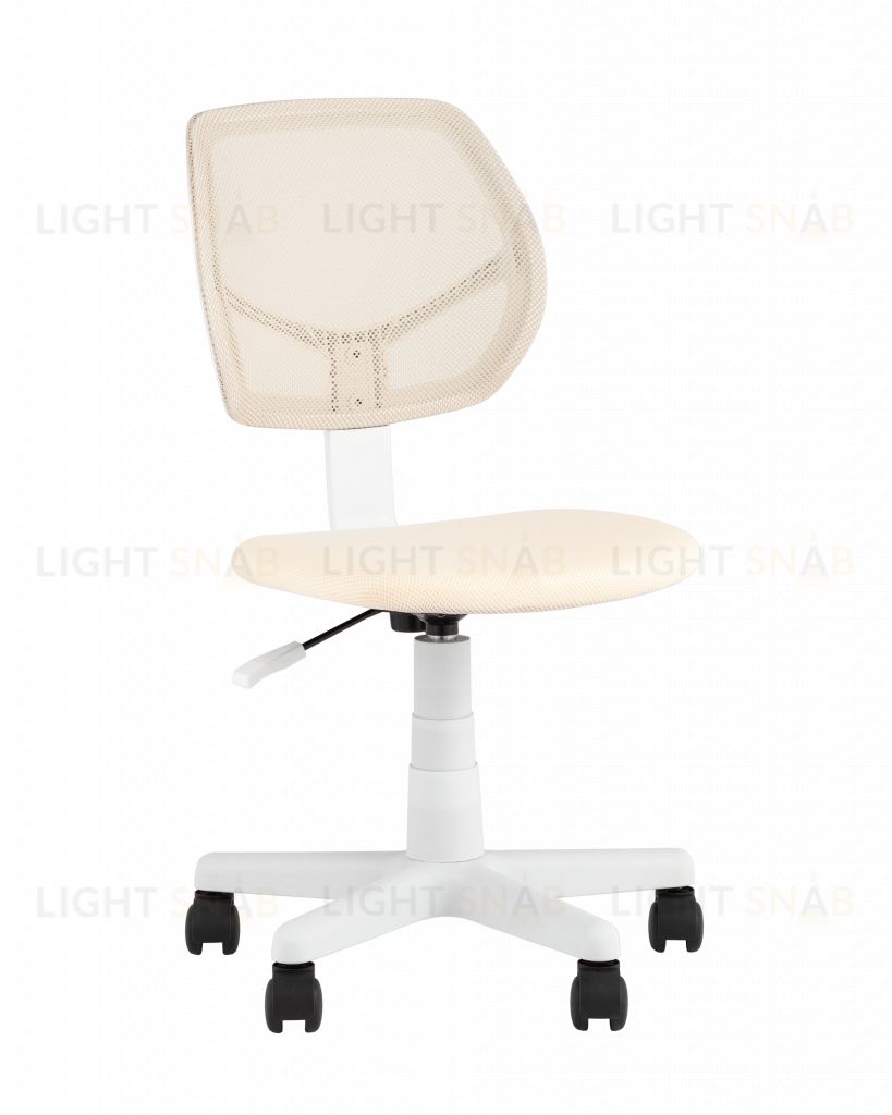 Кресло компьютерное детское ЛОЛО бежевый пластик белый УТ000039090