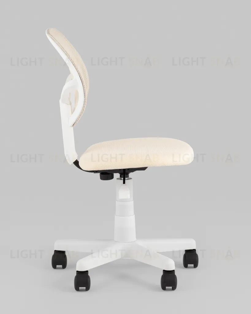 Кресло компьютерное детское ЛОЛО бежевый пластик белый УТ000039090