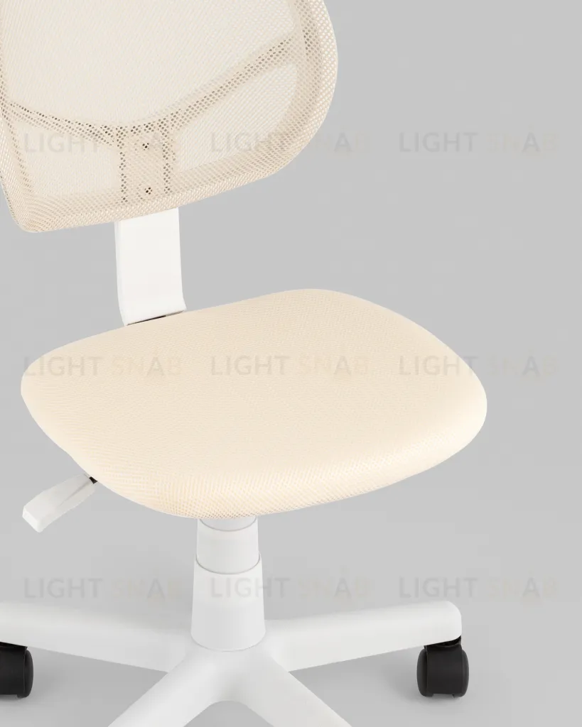 Кресло компьютерное детское ЛОЛО бежевый пластик белый УТ000039090