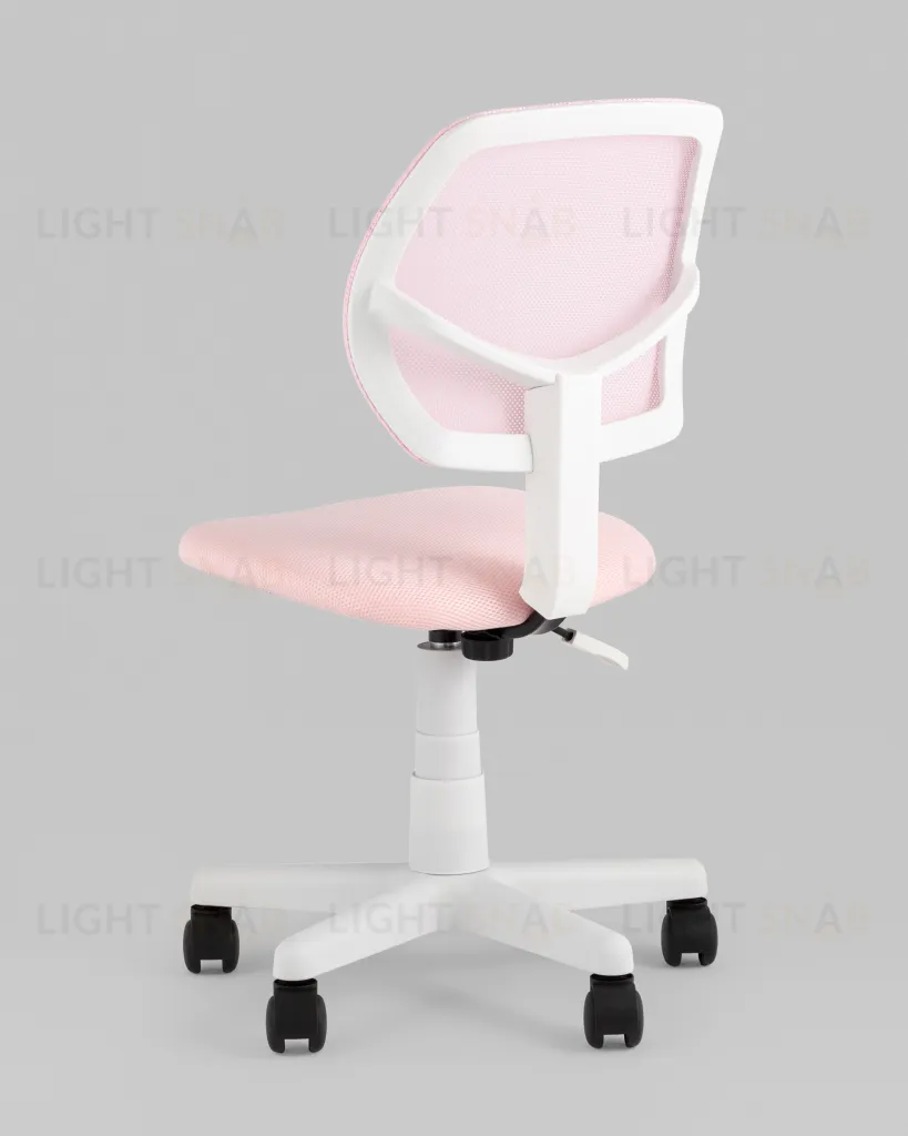 Кресло компьютерное детское ЛОЛО розовый пластик белый УТ000039089