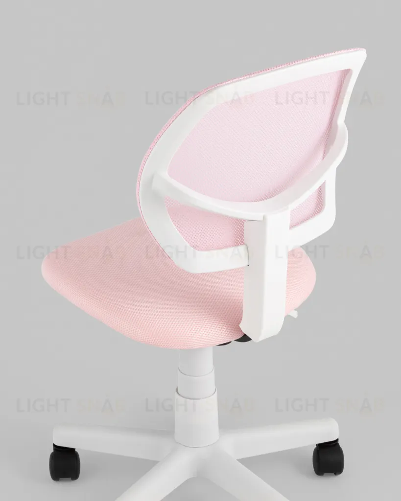 Кресло компьютерное детское ЛОЛО розовый пластик белый УТ000039089