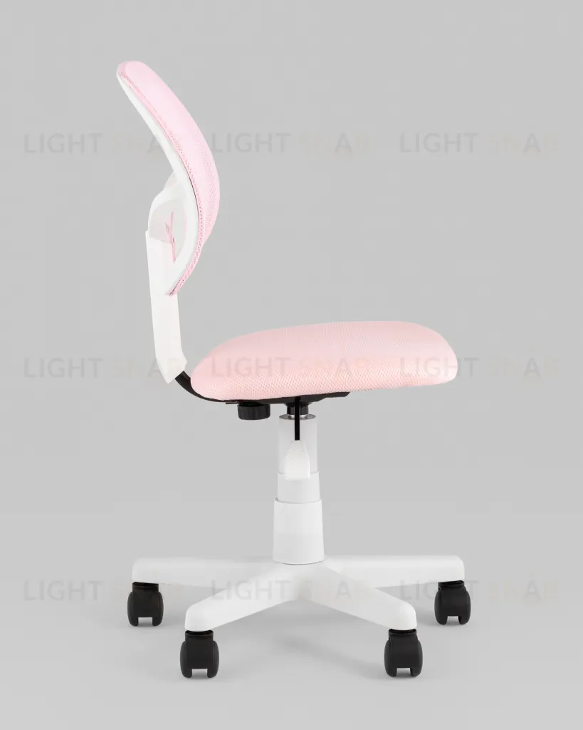 Кресло компьютерное детское ЛОЛО розовый пластик белый УТ000039089