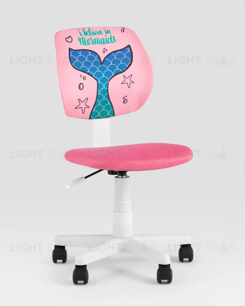 Кресло компьютерное детское ЛОЛО Mermaid Tail пластик белый УТ000039087