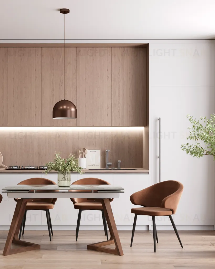 Стул с подлокотниками Codo велюр коричневый УТ000039138