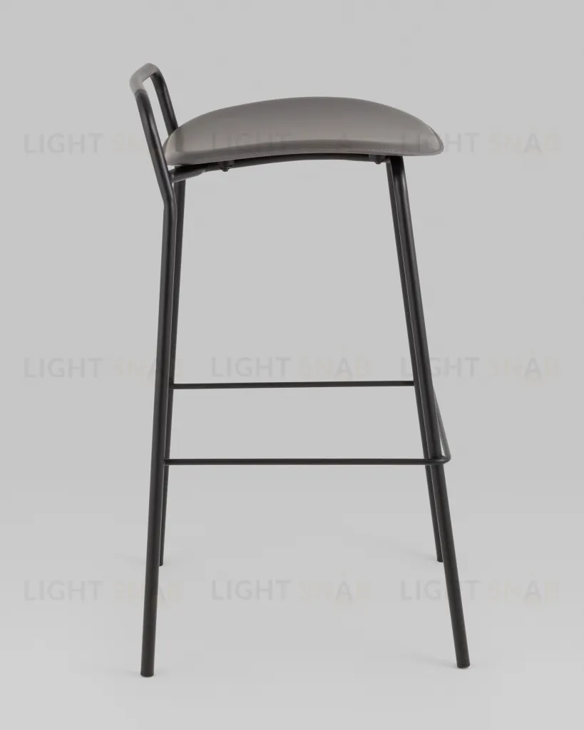 Стул барный Mantis экокожа темно-серый УТ000038915