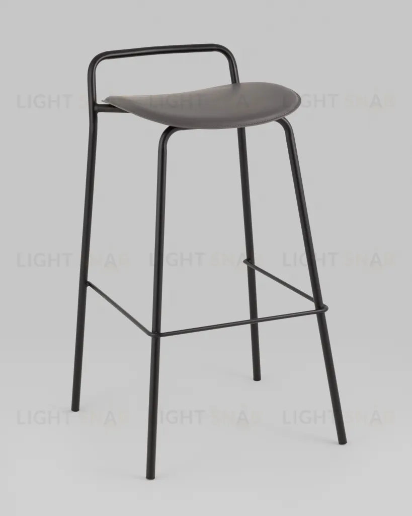 Стул барный Mantis экокожа темно-серый УТ000038915