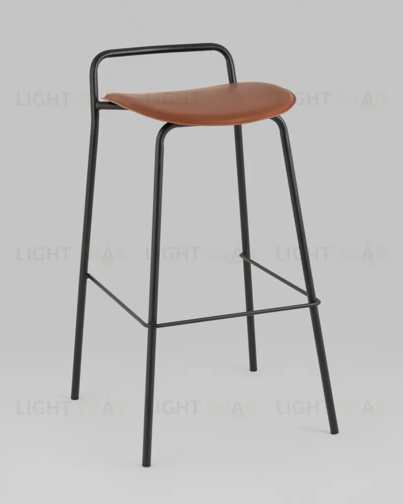 Стул барный Mantis экокожа коричневый УТ000038917