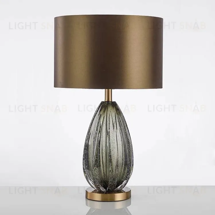  Настольная лампа Cloyd CEREUS-A T1 / олив. - выс. 64 см - зелен. стекло (арт.30066)  30066